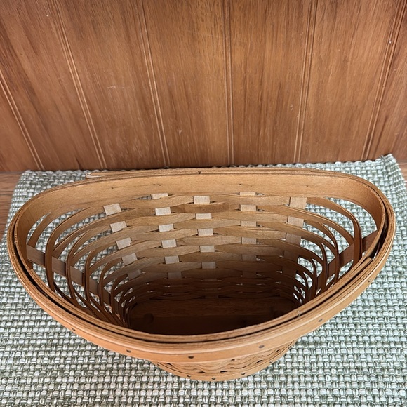 Longaberger 2005 Wrought Iron Hanger Wall Vase Basket w/Orotector & Liner - Picture 8 of 12